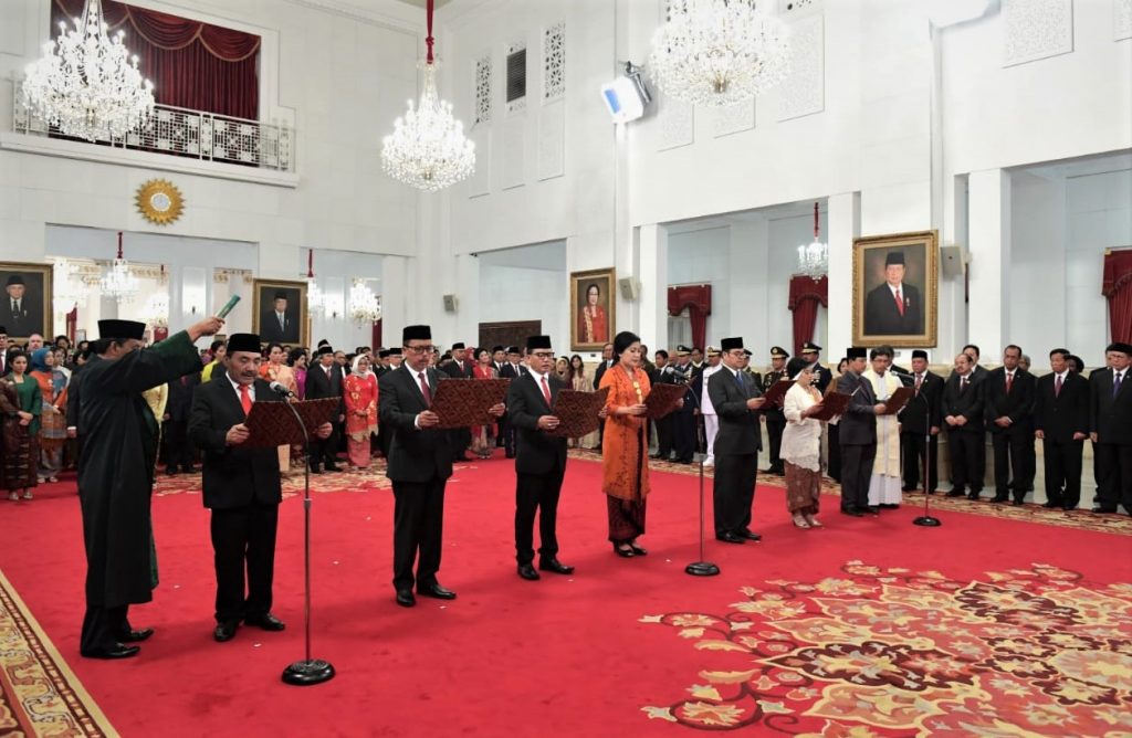 20190106_Presiden Saksikan Pengucapan Sumpah Jabatan Anggota LPSK