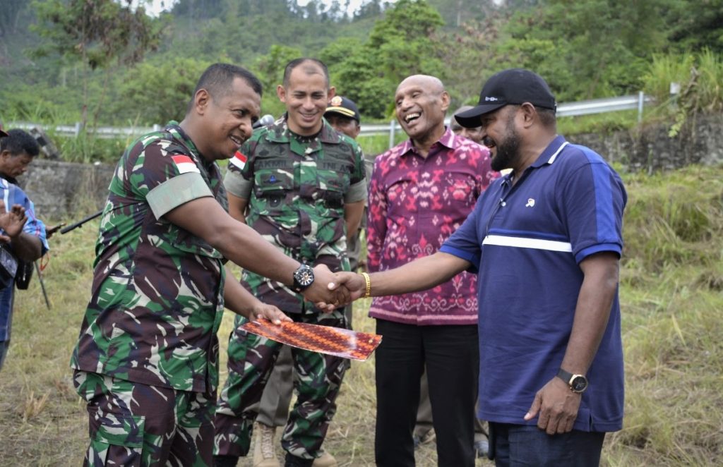 20190126_Peletakan Batu Pertama Pembangunan Pos Ramil Heram_01