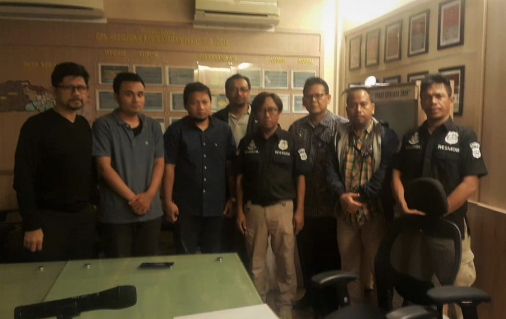 20190204_Komisioner KPK Jemput pegawai KPK di Mapolda Metro Jaya