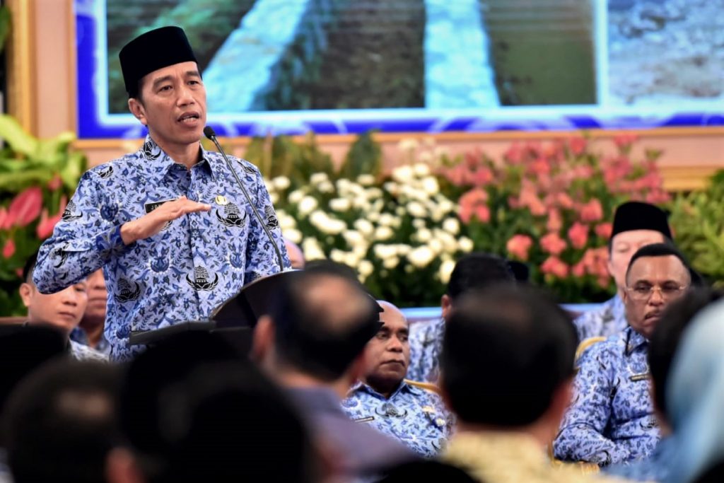 20190226_Presiden buka Rapat Kerja Nasional KORPRI