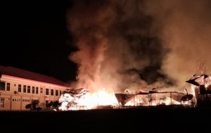 20190925_Bekas Kantor Bupati Yalimo Dibakar OTK-2
