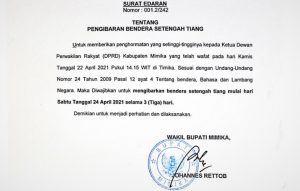20210423_Surat Edaran Bupati Mimika