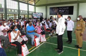 20211004_Presiden Apresiasi Antusiasme Masyarakat Papua Barat Ikuti Vaksinasi Covid-19